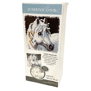 Dimensions Needlework Latch Hook‎ Kit Horse Wall Hanging Gift Craft NEW